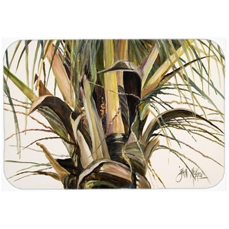 Carolines Treasures JMK1131LCB Top Coconut Tree Glass Cutting Board; Large